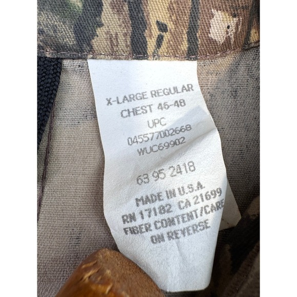 VTG Liberty Realtree Camo Coveralls Men's Size XL Inseam 24.5 inches Made in USA - Picture 8 of 16